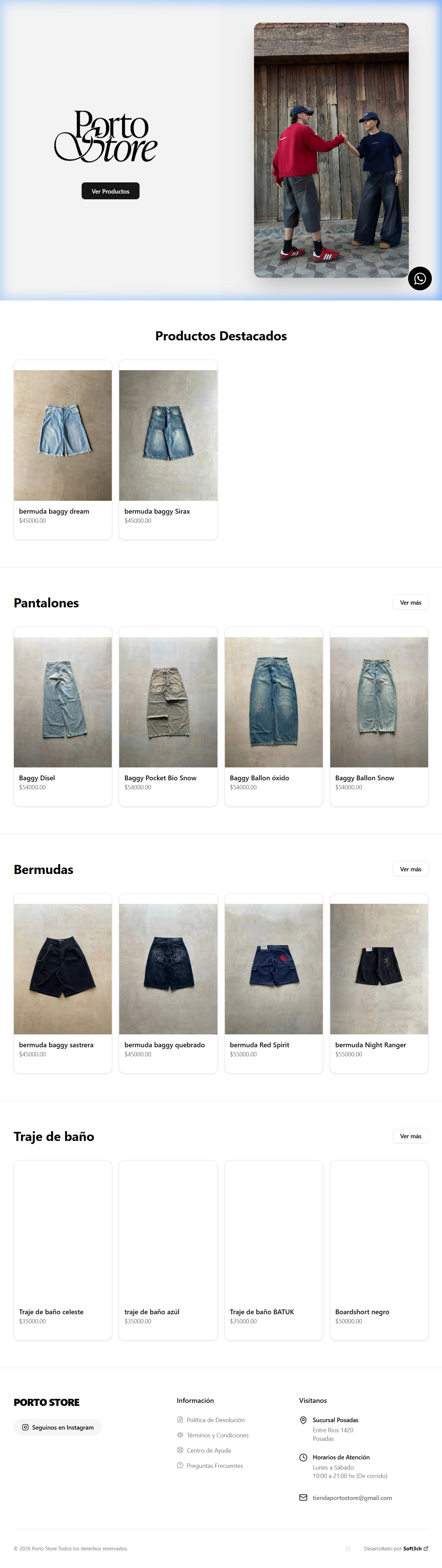 Porto Store — E-commerce de moda